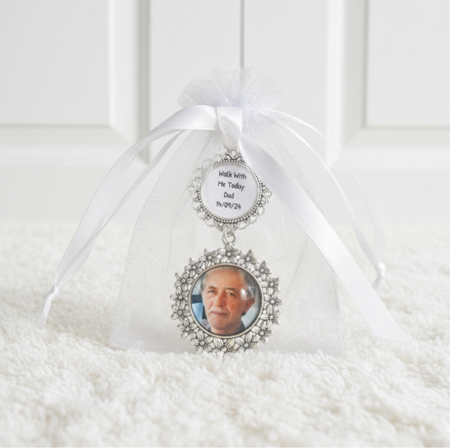 Personalised photo bouquet charm 