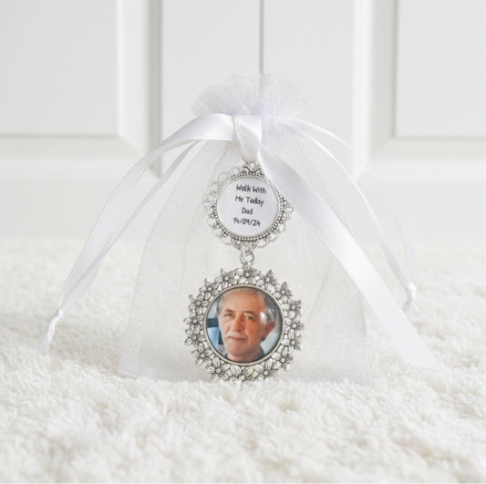 Personalised photo bouquet charm 
