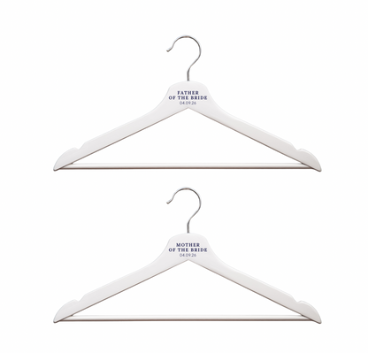 Personalised Bridal Party Hangers | Bride, Groom & Bridesmaid Hangers