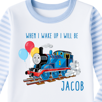 When I Wake Up I’ll Be… Thomas the Tank Engine Birthday Pyjamas