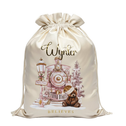 Personalised Christmas Santa Sack | Signature Teddy Bear Design