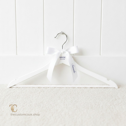 Personalised Bridal Party Hangers | Bride, Groom & Bridesmaid Hangers