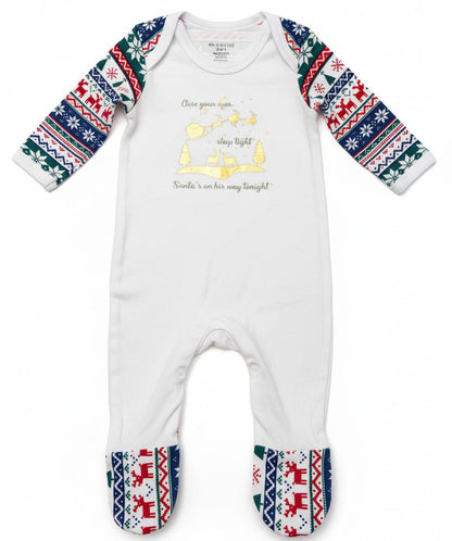 Christmas Sleep suits– Festive Baby Design