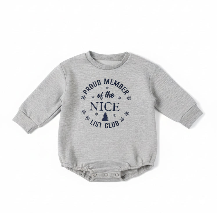 Personalised Baby Christmas Romper - 9-12 months - Clearance