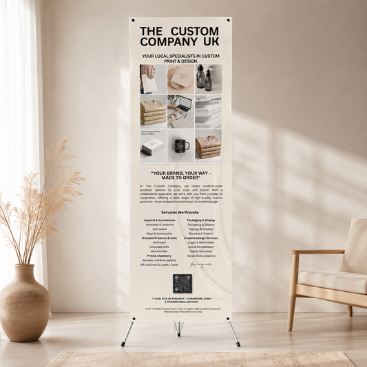 Custom Roll Up Banner | Design & Print Service | Personalised Business & Event Display