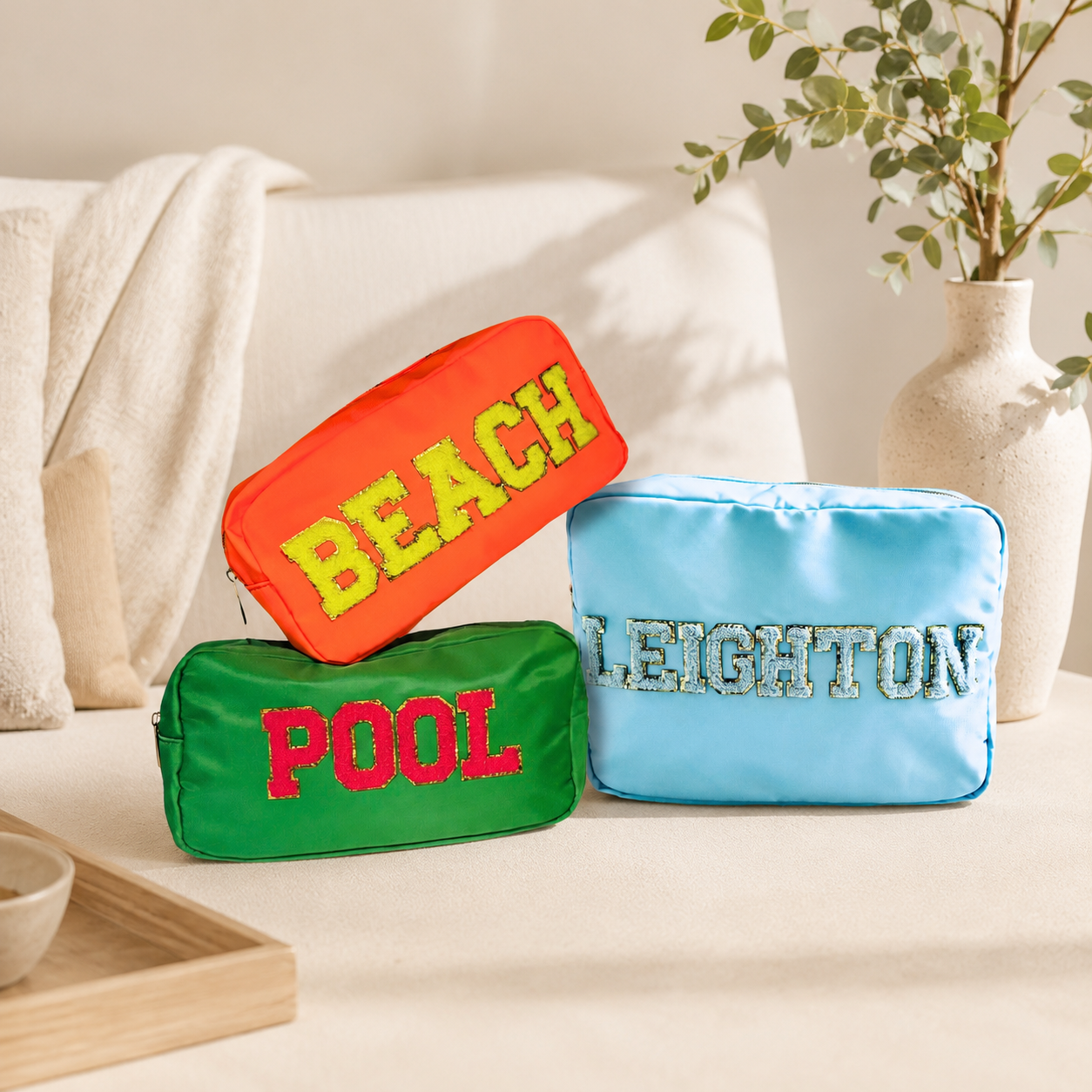 Custom Nylon Varsity Letter Pouch | XL