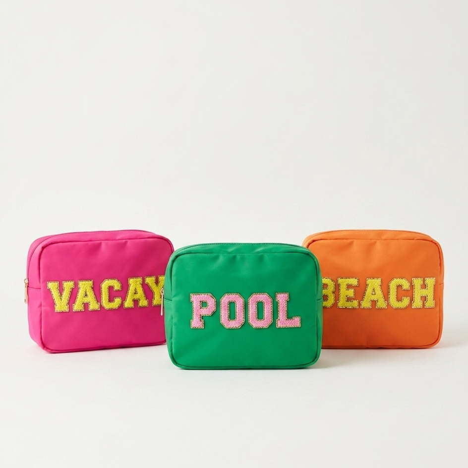 Custom Nylon Varsity Letter Pouch | XL