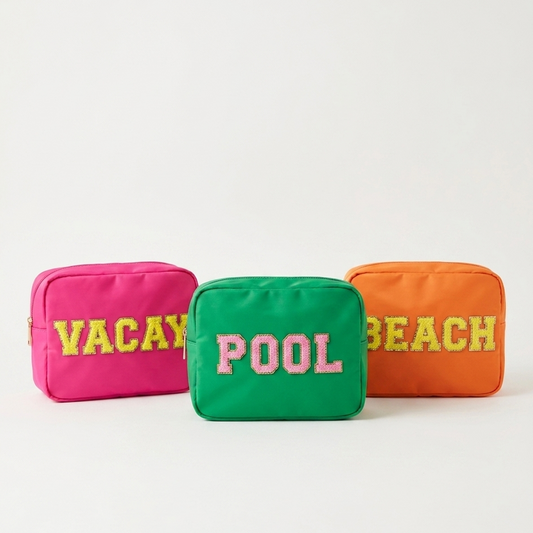 Custom Nylon Varsity Letter Pouch | XL
