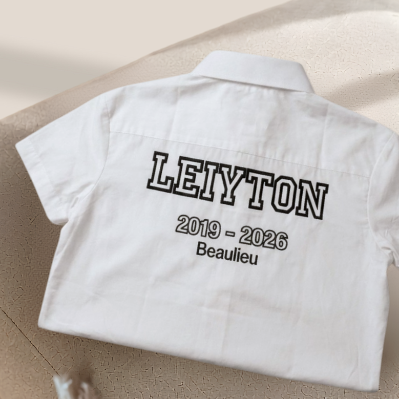 School Leavers Personalised Shirt