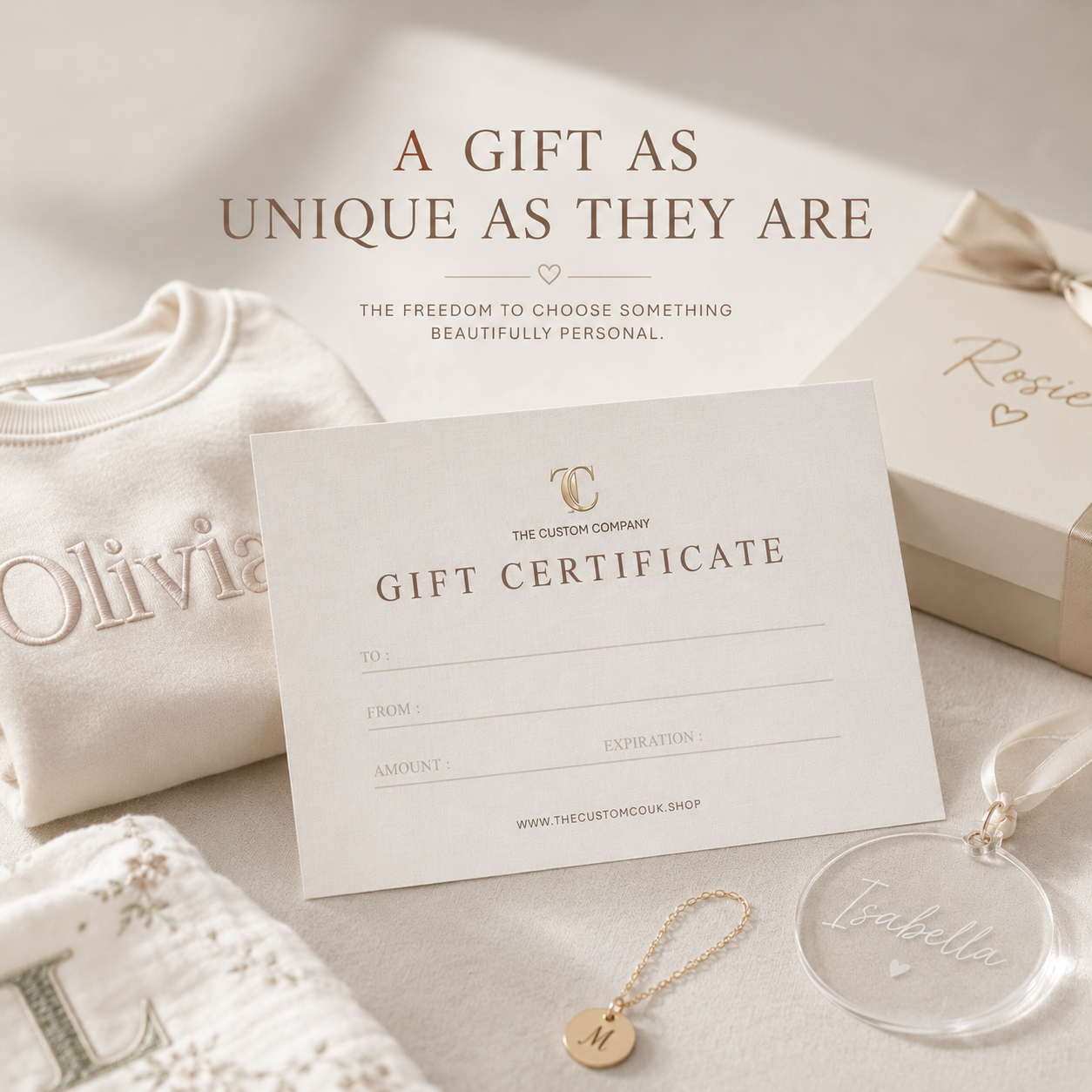 The Custom Company Gift Card