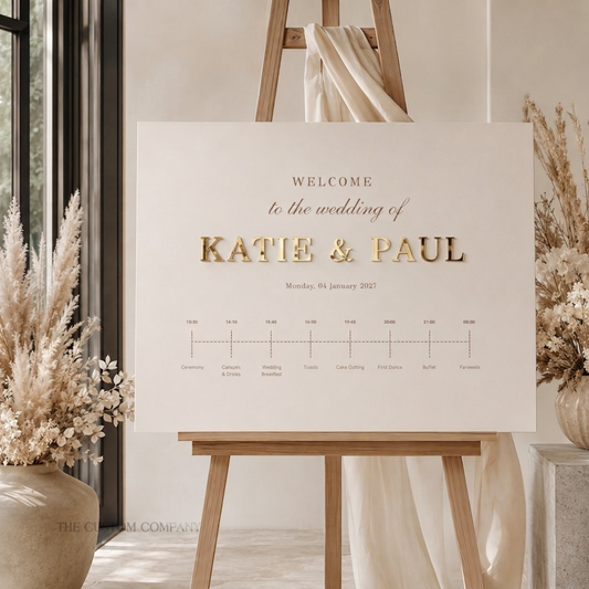 Premium Bespoke Acrylic Welcome Sign | A1