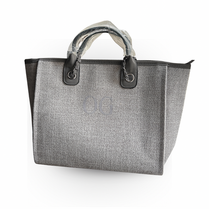 Personalised Women's Tote Bag - Grey