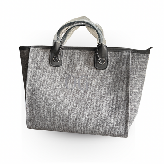 Personalised Women's Tote Bag - Grey