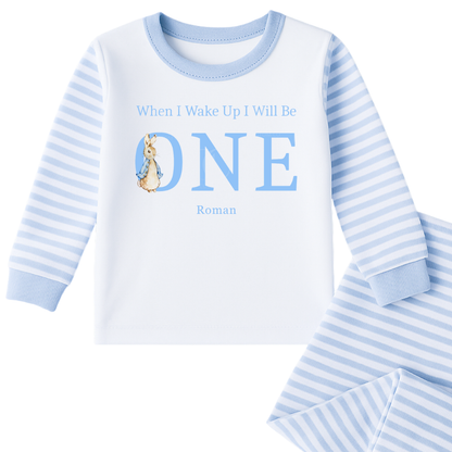 Personalised First Birthday Pyjamas | Peter Rabbit