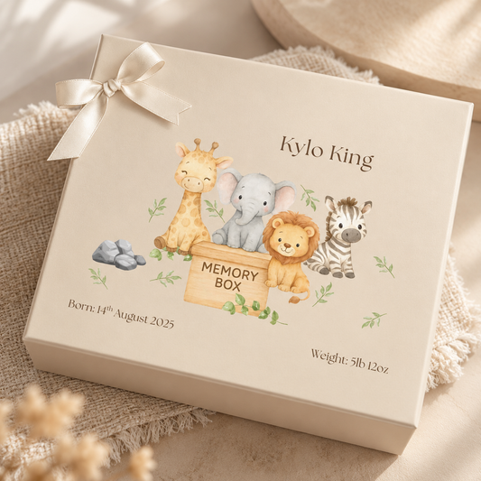 Custom Baby Memory & Keepsake Box