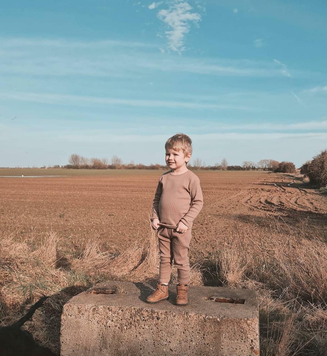 Personalised Loungewear - Biscuit Matching Family Set