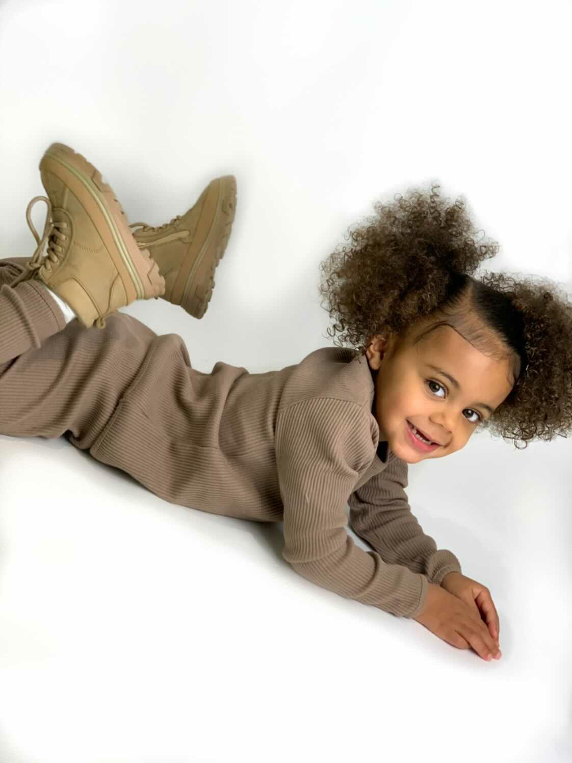 Personalised Loungewear - Biscuit Matching Family Set