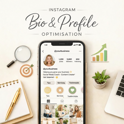 Instagram bio optimisation Graphic 