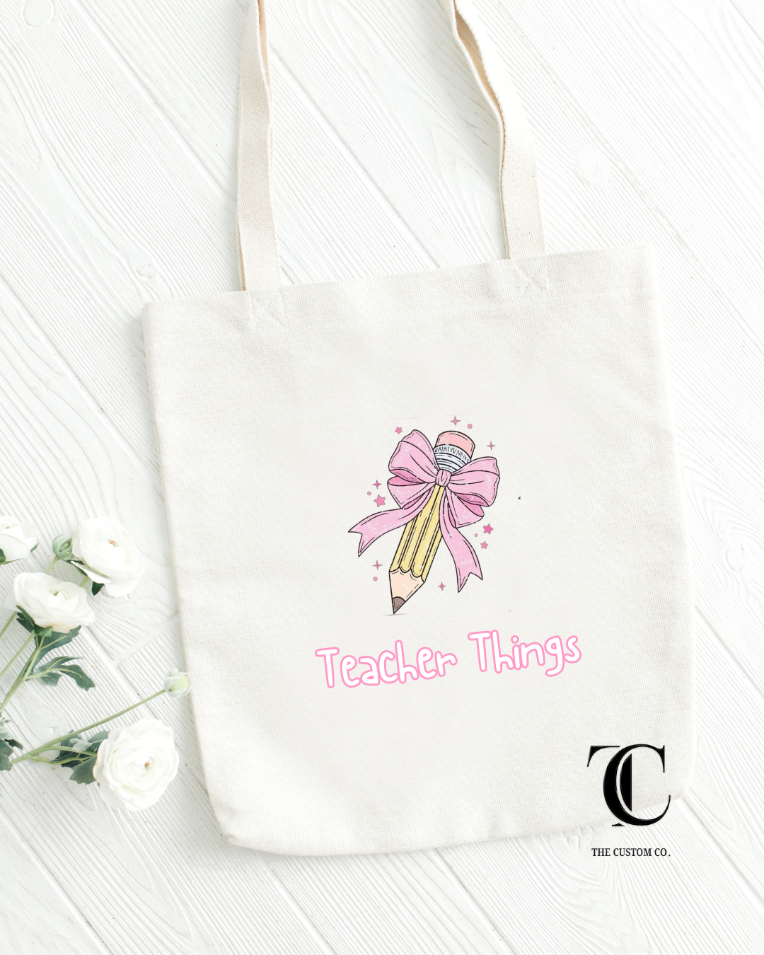 Custom Tote Bag - Personalised Teacher Gift