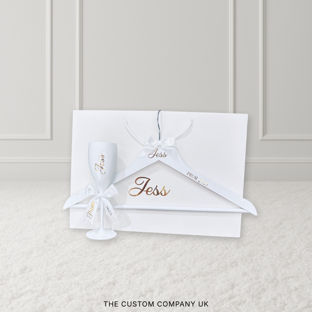 White hanger with 'Jess' branding on a light gray background