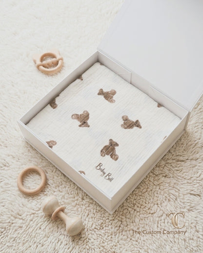 Cotton muslin swaddle blanket