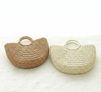 Personalised Straw Beach Bag – Custom Summer Tote