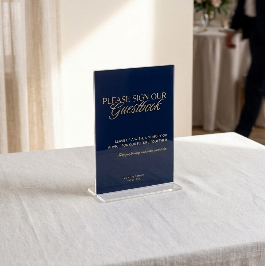 Personalised Wedding guestbook sign