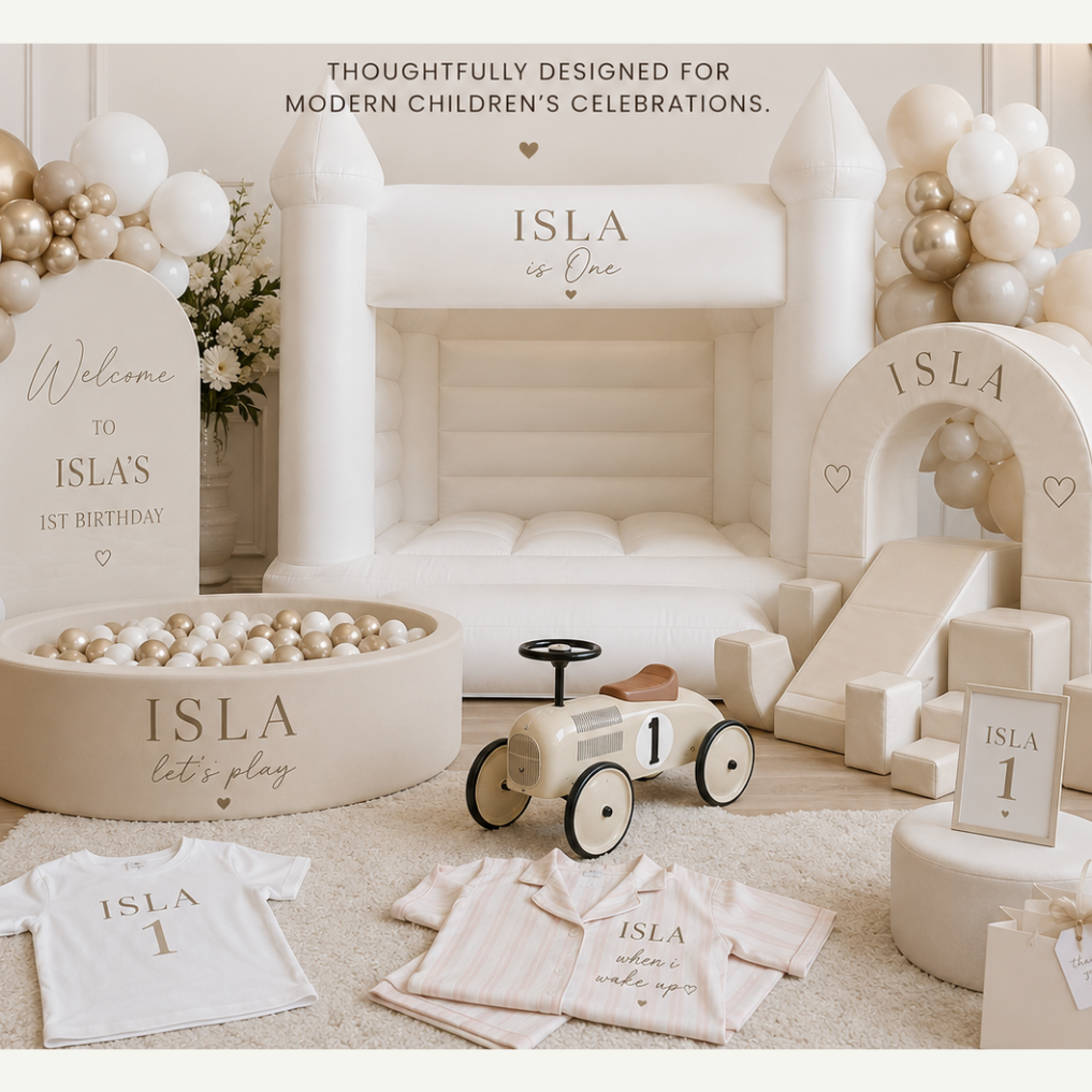 Custom Vinyl Bouncy Castle Personalisation