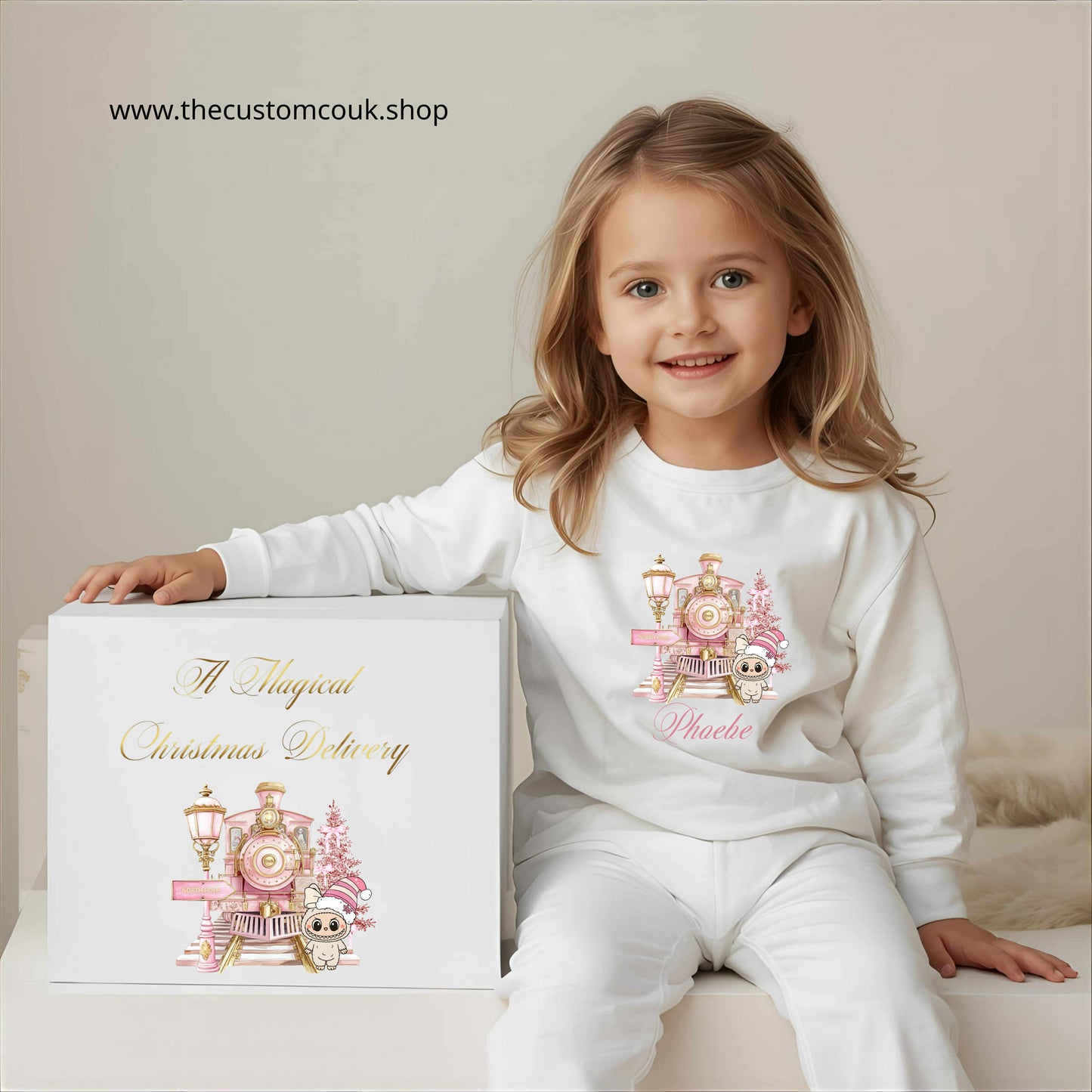 Christmas Eve Box and Matching Pyjamas Design - Bundle Set
