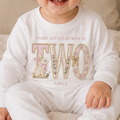 Some Little Bunny is TWO | Children’s Personalised Pyjamas