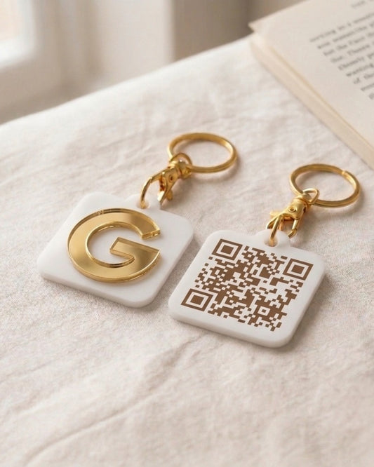 Bespoke Acrylic QR Keyrings