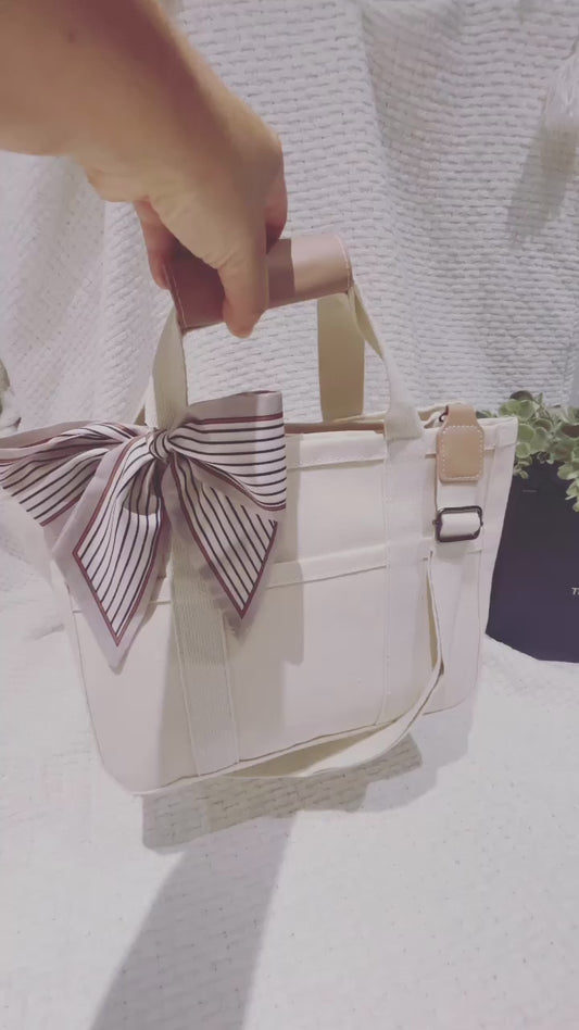 Canvas Baby Changing Bag – Multi-pocket Organiser