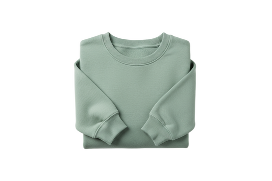 sage green sweatshirt